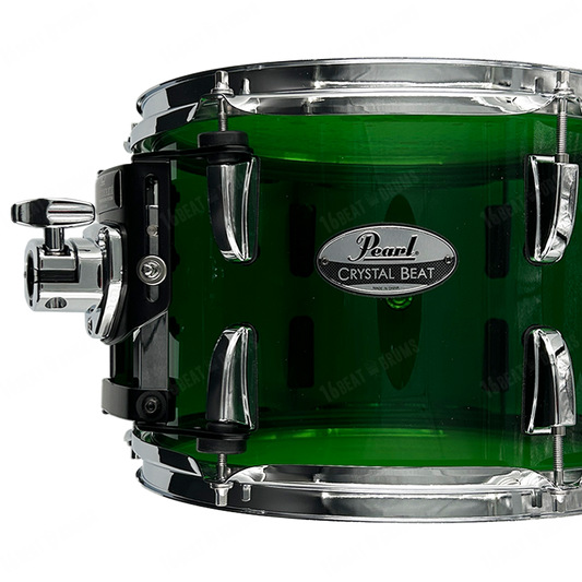 Pearl Drums Crystal Beat Seamless Acrylic in Emerald Green CRB-6-Pc-Complete-/C#754