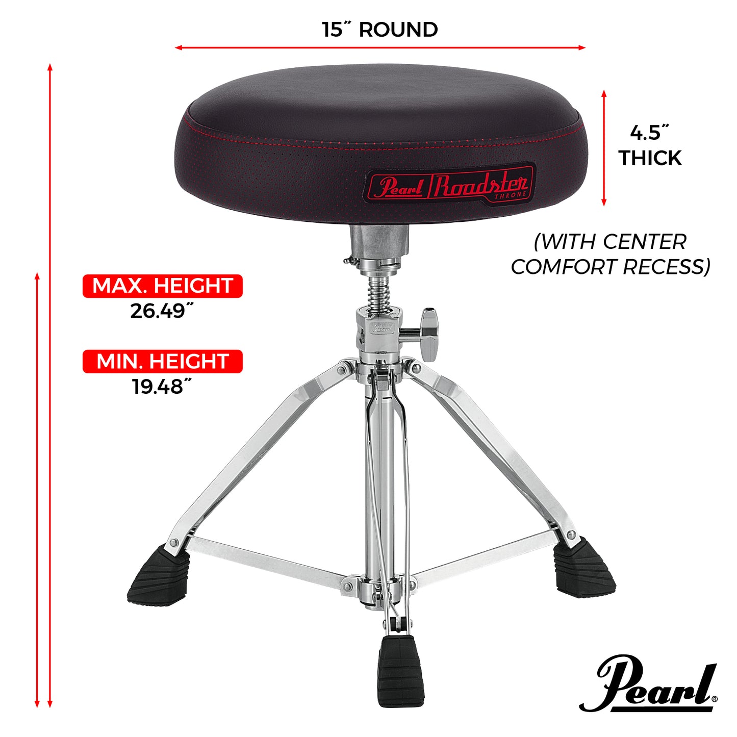 Pearl Drum Throne D-1500