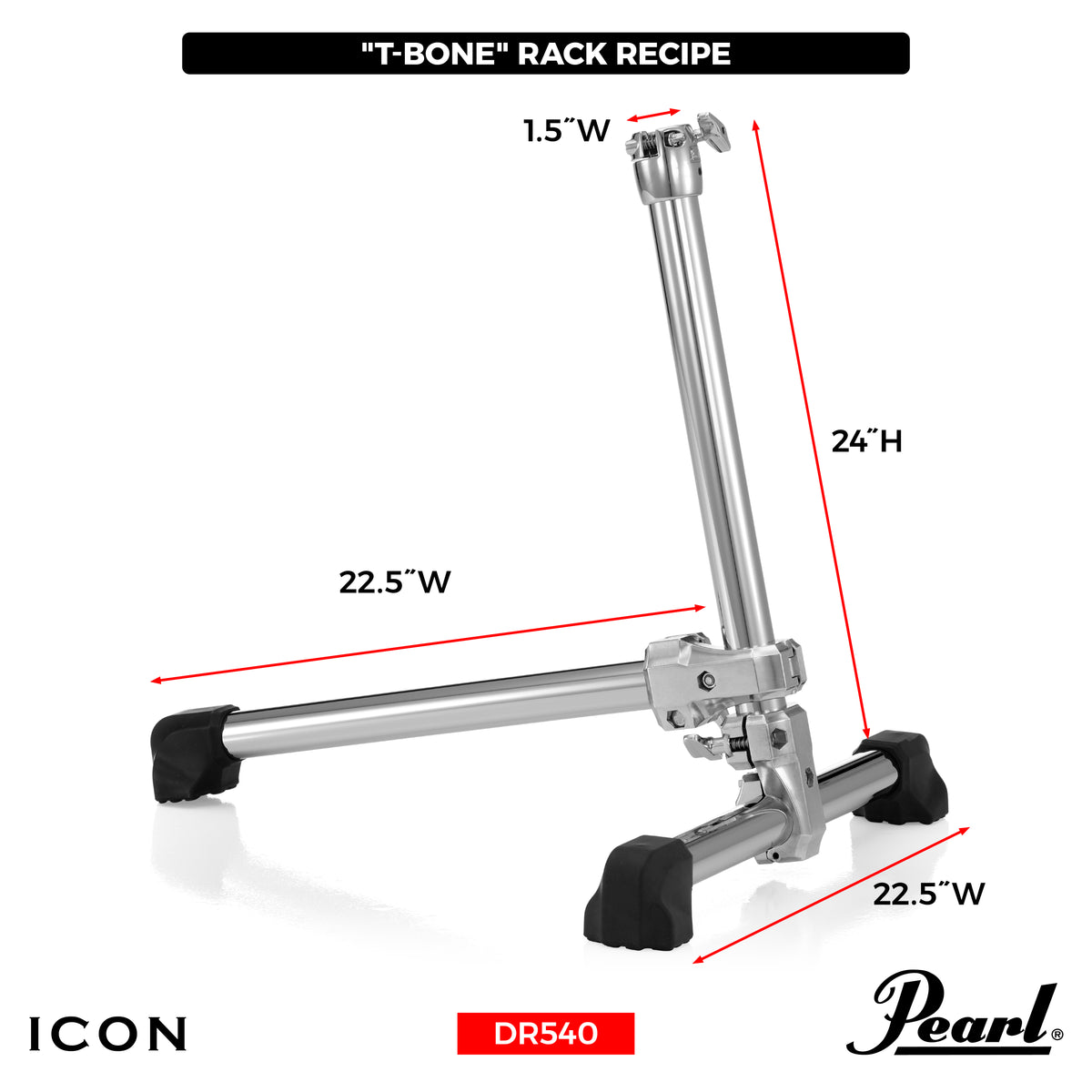 Pearl ICON Drum Rack Recipe DR-540