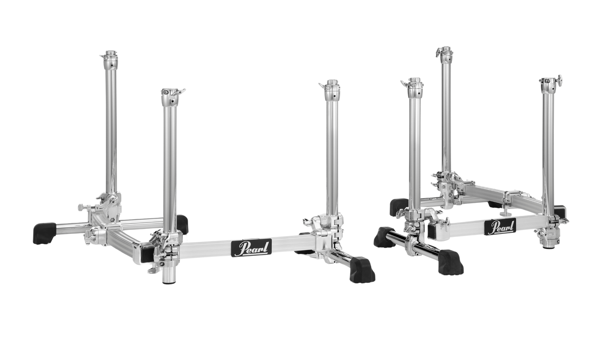 Pearl ICON Twin Low-Rise Folding Side Racks Curved Drum Rack DR-564C
