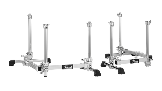 Pearl ICON Twin Low-Rise Folding Side Racks Curved Drum Rack DR-564C
