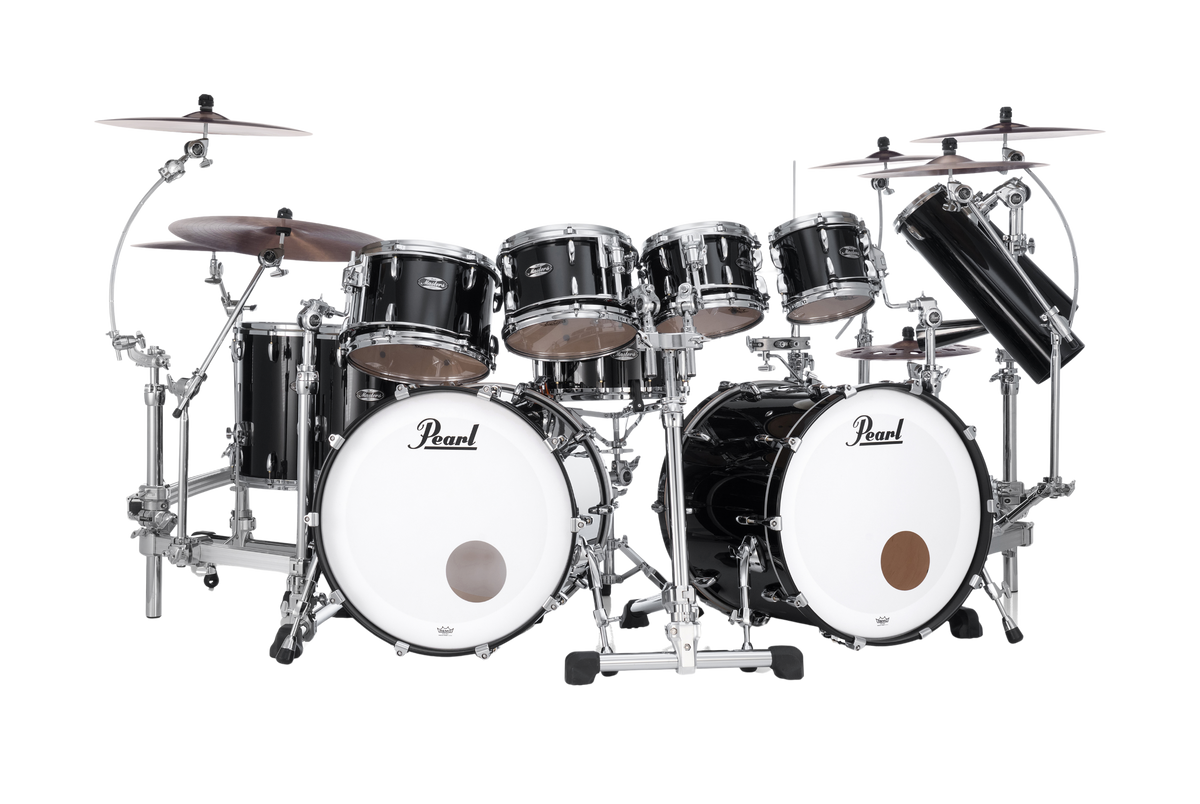 Pearl ICON Twin Low-Rise Folding Side Racks Curved Drum Rack DR-564C