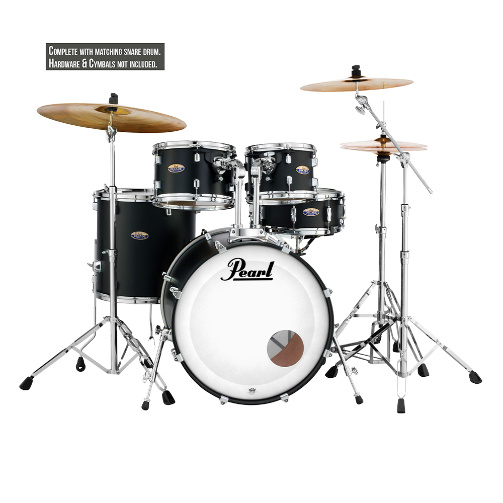 Pearl DECADE MAPLE 5 Pc Shell Pack SATIN SLATE BLACK (22" kick)