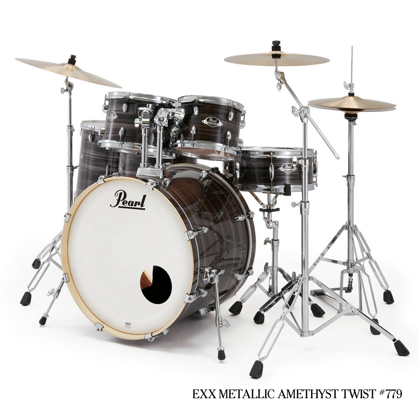 Pearl Drums Export series complete 5 pc drum shell set with 22" kick drum EXX-725-SPN-C