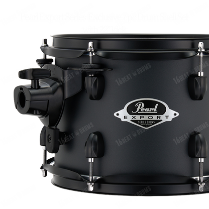 Pearl Drums Export series complete 7 pc drum shell set with 22" kick drum in Graphite Slate w/ Black Hardware EXX-727-S-P-N-C-866