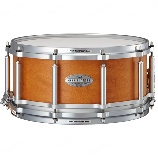 Pearl Free floating Maple and Mahogany Snare Drum 14"x6.5" FTMMH1465#321