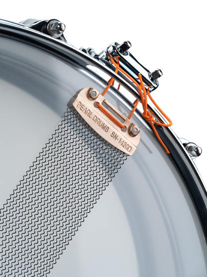 Pearl Free Floating Stainless Steel Snare Drum 14"x3.5" FTSS1435 (1 mm Stainless Steel)