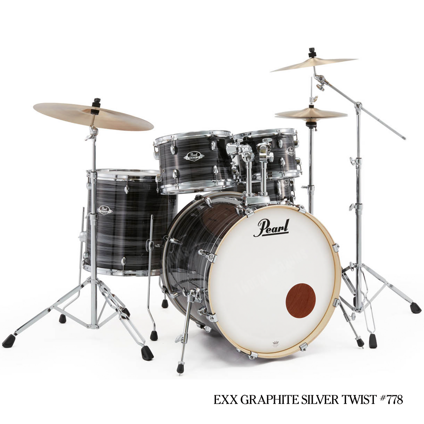 Pearl Drums Export series complete 5 pc drum shell set with 22" kick drum EXX-725-SPN-C