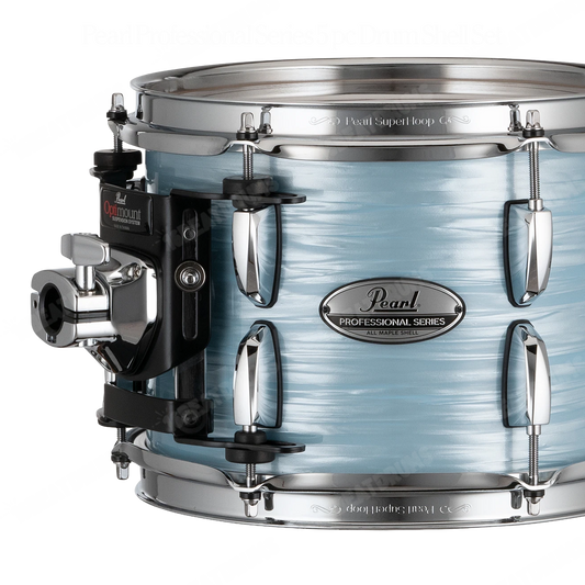 Pearl Drums Professional series in Ice Blue Oyster (22" Bass Drum) PMX-5-Pc-Complete-/C#414