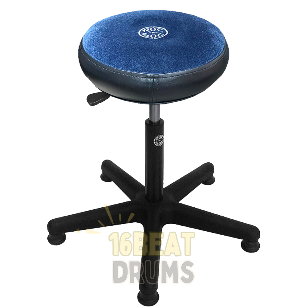 Roc N Soc (LSG-R) Premium ROUND Seat w Lunar Series Gas Throne (Standard Height 19" to 27")