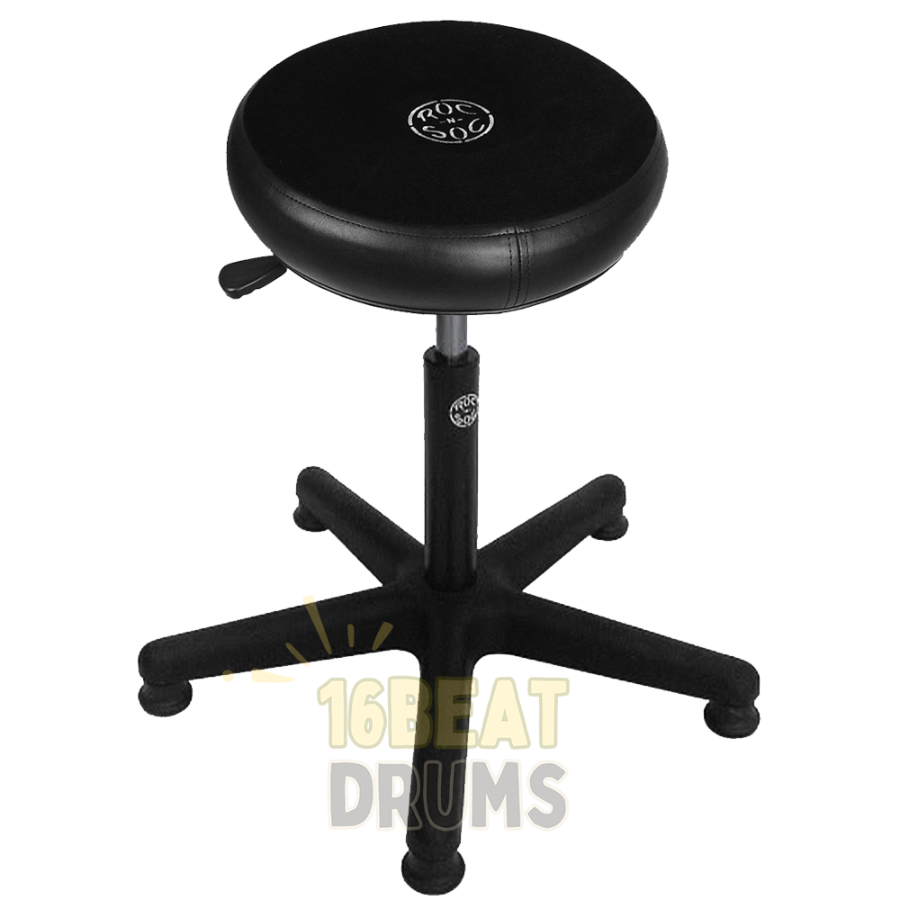 Roc N Soc (LSG-R) Premium ROUND Seat w Lunar Series Gas Throne (Standard Height 19" to 27")