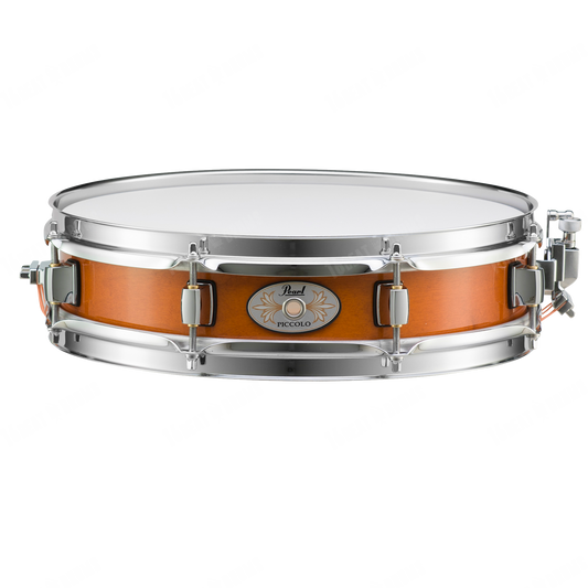 Pearl Piccolo Maple Liquid Amber Snare Drum 13"x3" M1330#114