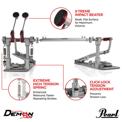 Pearl Demon Drive XR Machined Double Pedal P-3502D