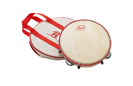 Pearl 10" Pandeiro PBP-510 (5 Sets Platinellas & Goatskin Head) With Bag