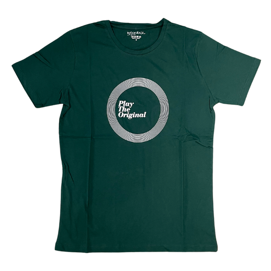 Istanbul Agop T Shirt "PLAY THE ORIGINAL" (WHITE LOGO) GREEN T-Shirt