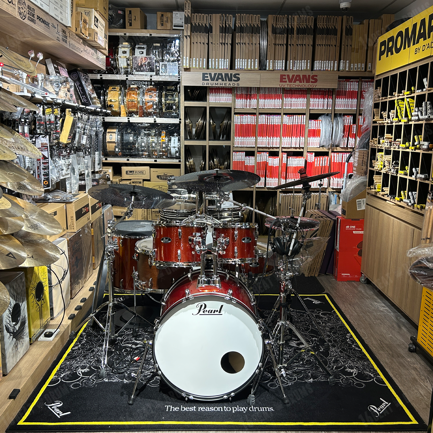 Pearl Drums X 16 Beat Drums Exclusive Drum Rug Drum Mat