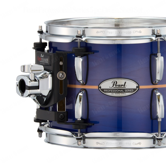 Pearl Drums Professional series in Royal Blue Burst Stripe PMX-5-Pc-Complete-/C#764