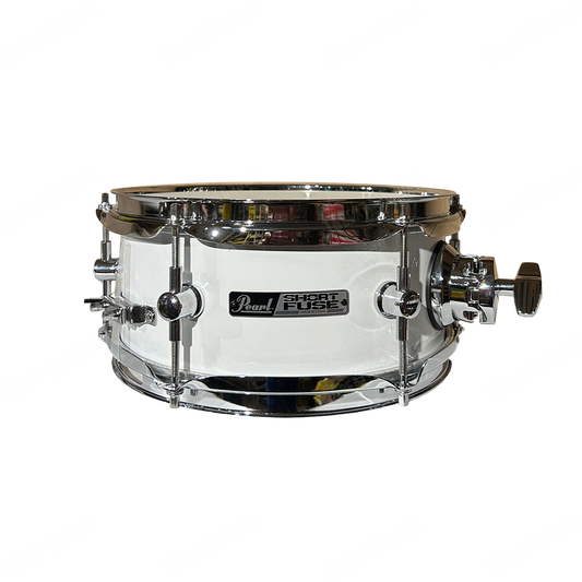 Pearl Short Fuse White Mounted Snare Drum 10"x4.5" SFS10/C#33