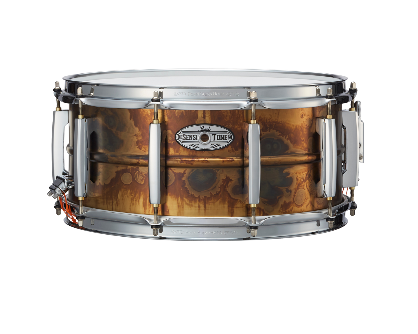 Pearl Sensitone Premium Patina Brass Snare Drum 14"×6.5" STA1465FBN