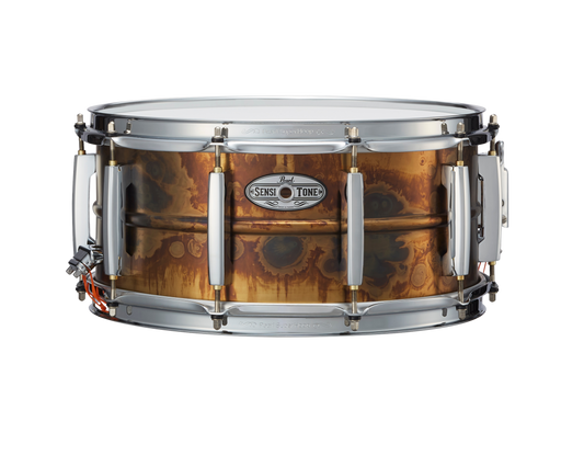 Pearl Sensitone Premium Patina Brass Snare Drum 14"×6.5" STA1465FBN