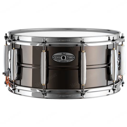 Pearl Sensitone Heritage Alloy Black Brass Snare Drum 14"x6.5" STH1465BR