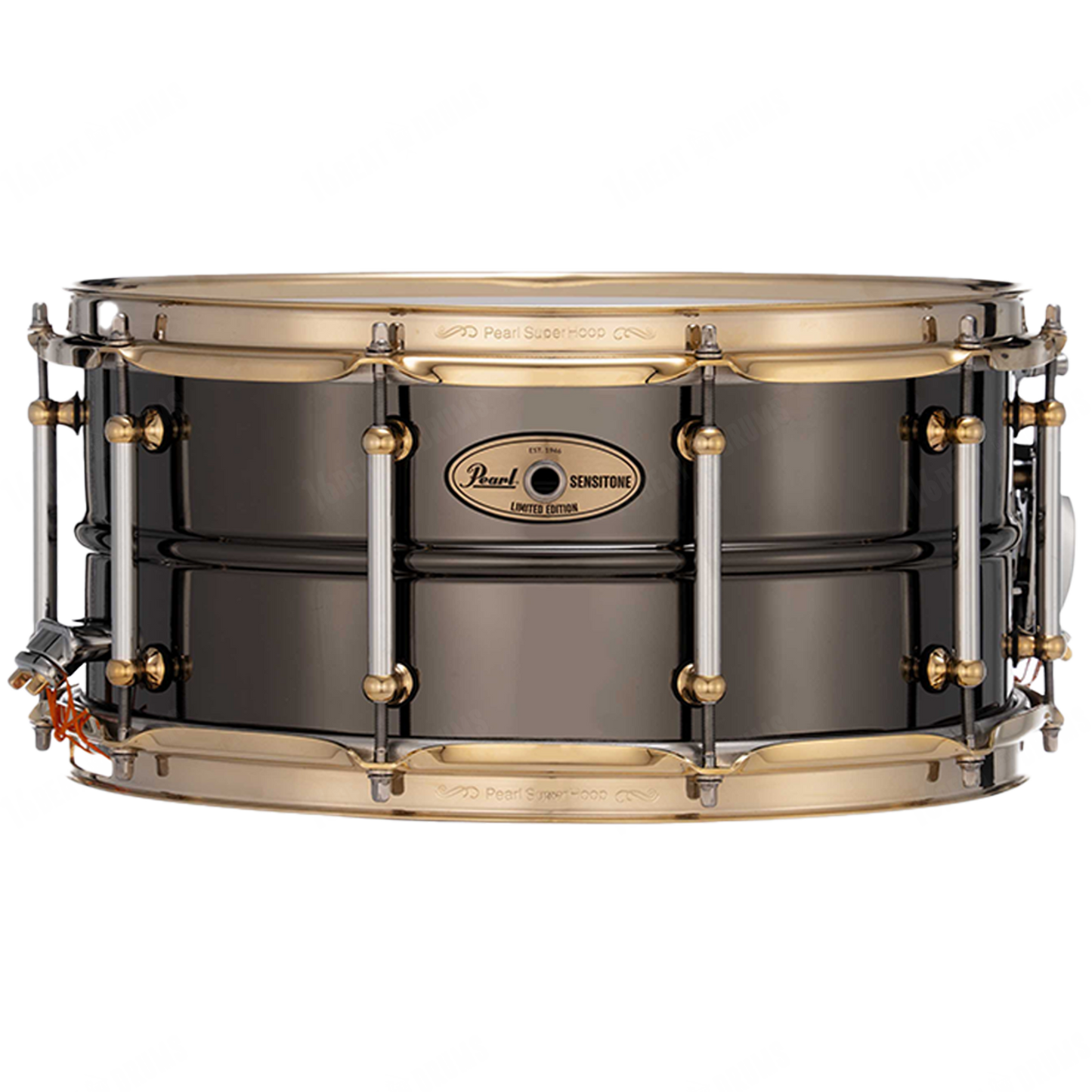 Pearl Sensitone Limited Edition Black Nickel-over-Brass Snare Drum 14"x6.5" STHNSF1465