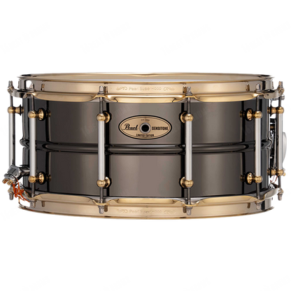 Pearl Sensitone Limited Edition Black Nickel-over-Brass Snare Drum 14"x6.5" STHNSF1465