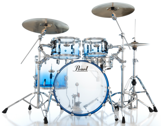 Pearl Drums Crystal Beat Seamless Acrylic in Glacier Fade CRB-5-Pc-Complete-/C#780