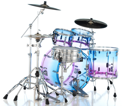 Pearl Drums Crystal Beat Seamless Acrylic in Cotton Candy CRB-5-Pc-Complete-20/C#734