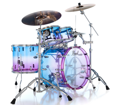 Pearl Drums Crystal Beat Seamless Acrylic in Cotton Candy CRB-5-Pc-Complete-20/C#734