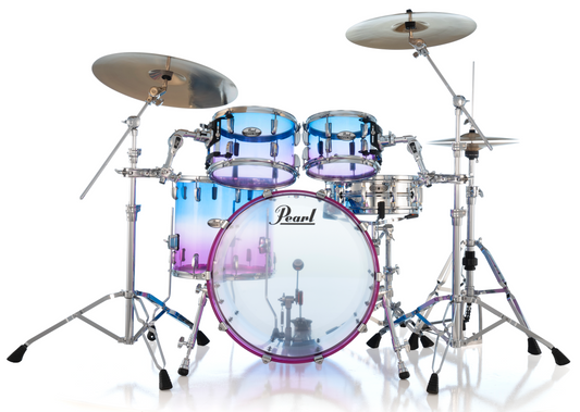 Pearl Drums Crystal Beat Seamless Acrylic in Cotton Candy CRB-5-Pc-Complete-/C#734