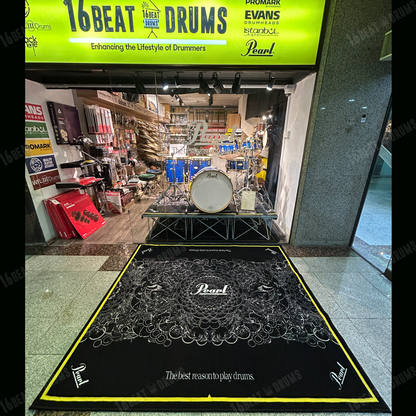 Pearl Drums X 16 Beat Drums Exclusive Drum Rug Drum Mat