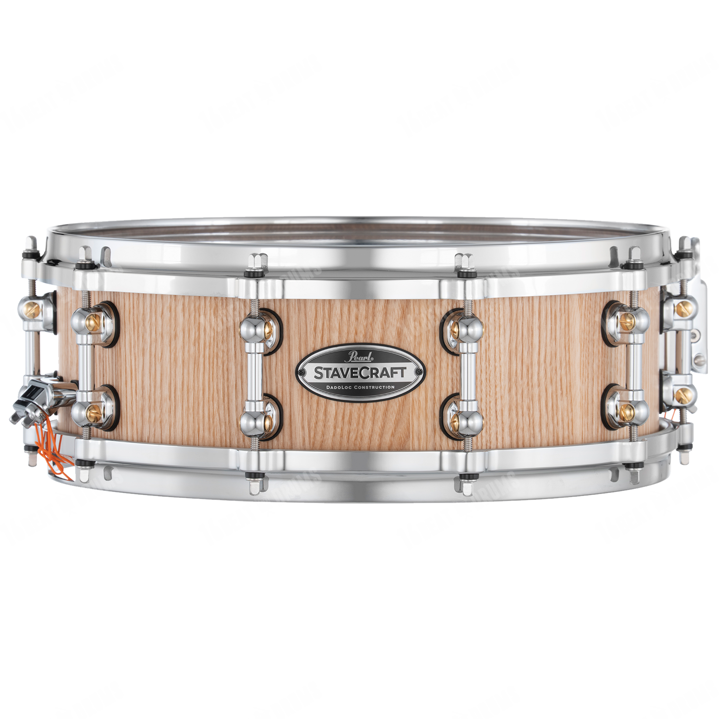 Pearl StaveCraft Ashwood w/ Makha DadoLoc Snare Drum, Hand Rubbed Natural Ash 14"x5" SCD1450AW