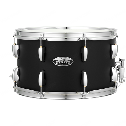 Pearl Modern Utility Maple Satin Black Snare Drum 14"x8" MUS1480M#227