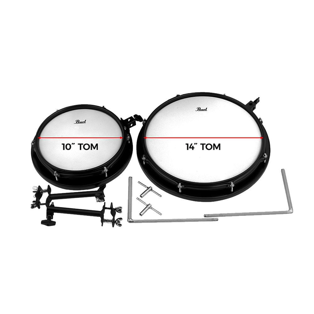 Pearl Compact Traveler Kit add-on PCTK-T1014 10inch and 14 inch Add-on Tom w/Bracket