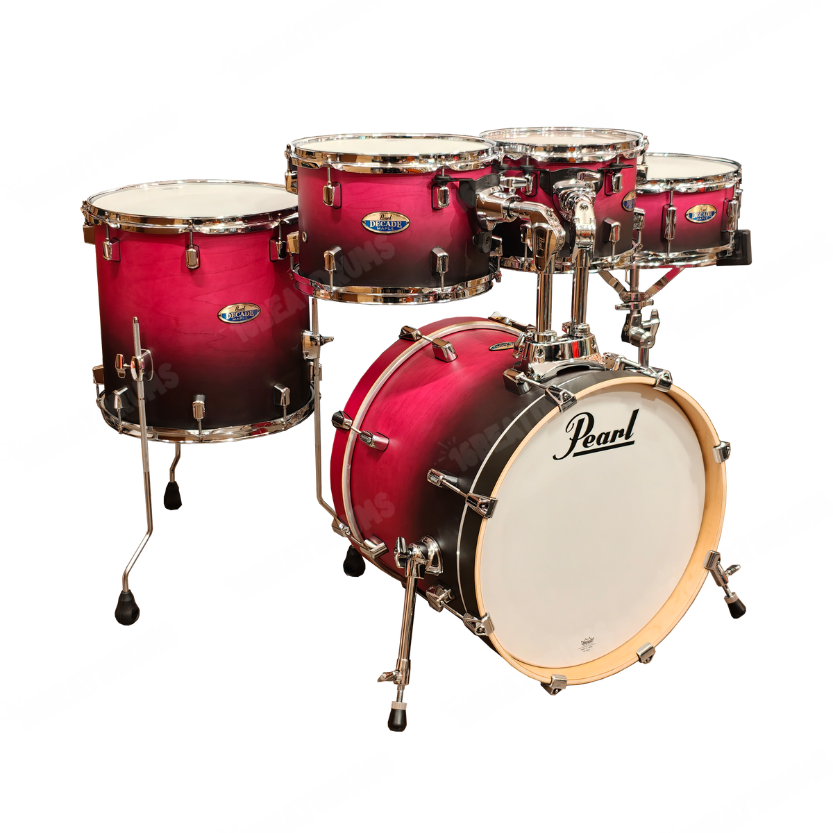 Pearl Drums special Decade Maple Series Complete 5pc Drum Shell set with 18" kick drum DMP-985-P-C