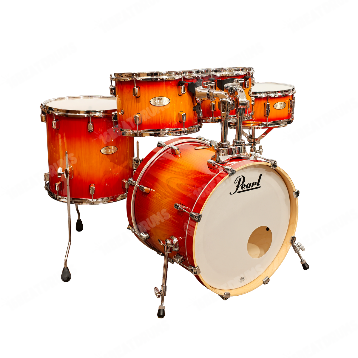 Pearl Drums special Decade Maple Series Complete 5pc Drum Shell set with 18" kick drum DMP-985-P-C