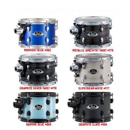 Pearl Drums Export series complete 5 pc drum shell set with 20" kick drum EXX-705-PN-C