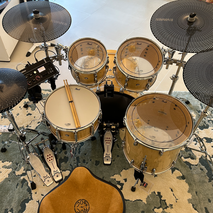 Pearl Drums Professional series in Natural Maple PMX-5-Pc-Complete-/C#102
