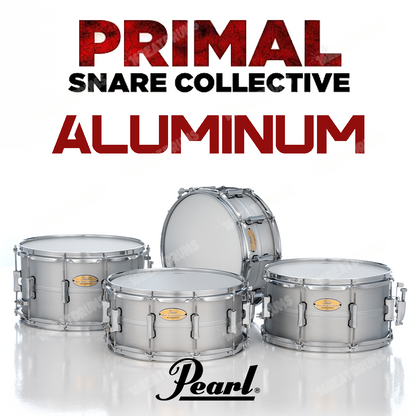 Pearl Primal Collective Aluminum Snare Drums