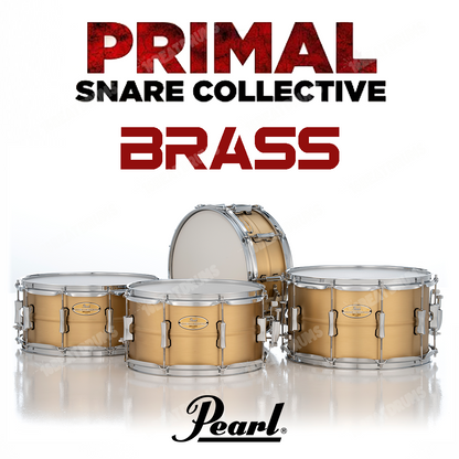 Pearl Primal Collective Brass Snares