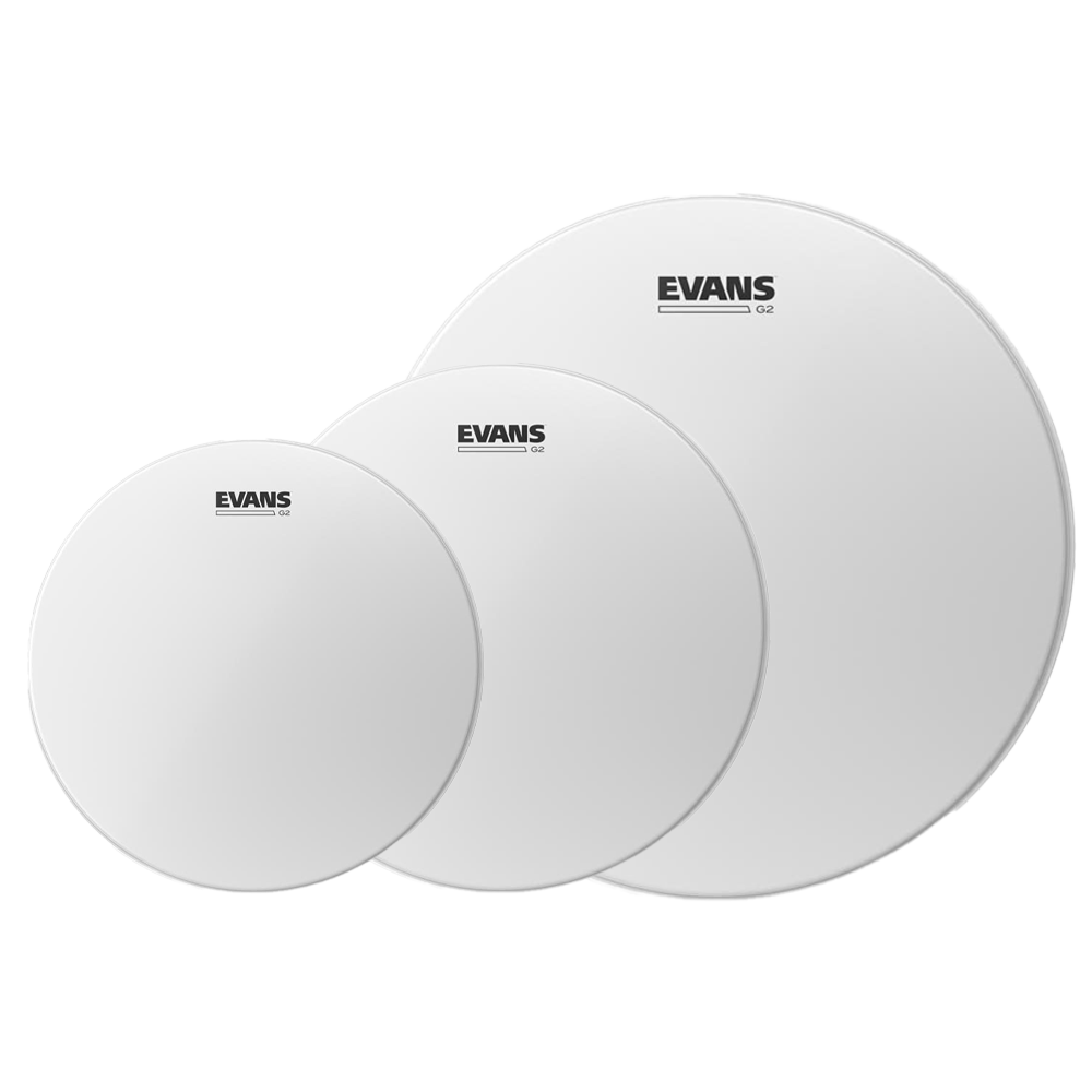 Evans Tom Pack: G2 Clear 10, 12, 16" RCK