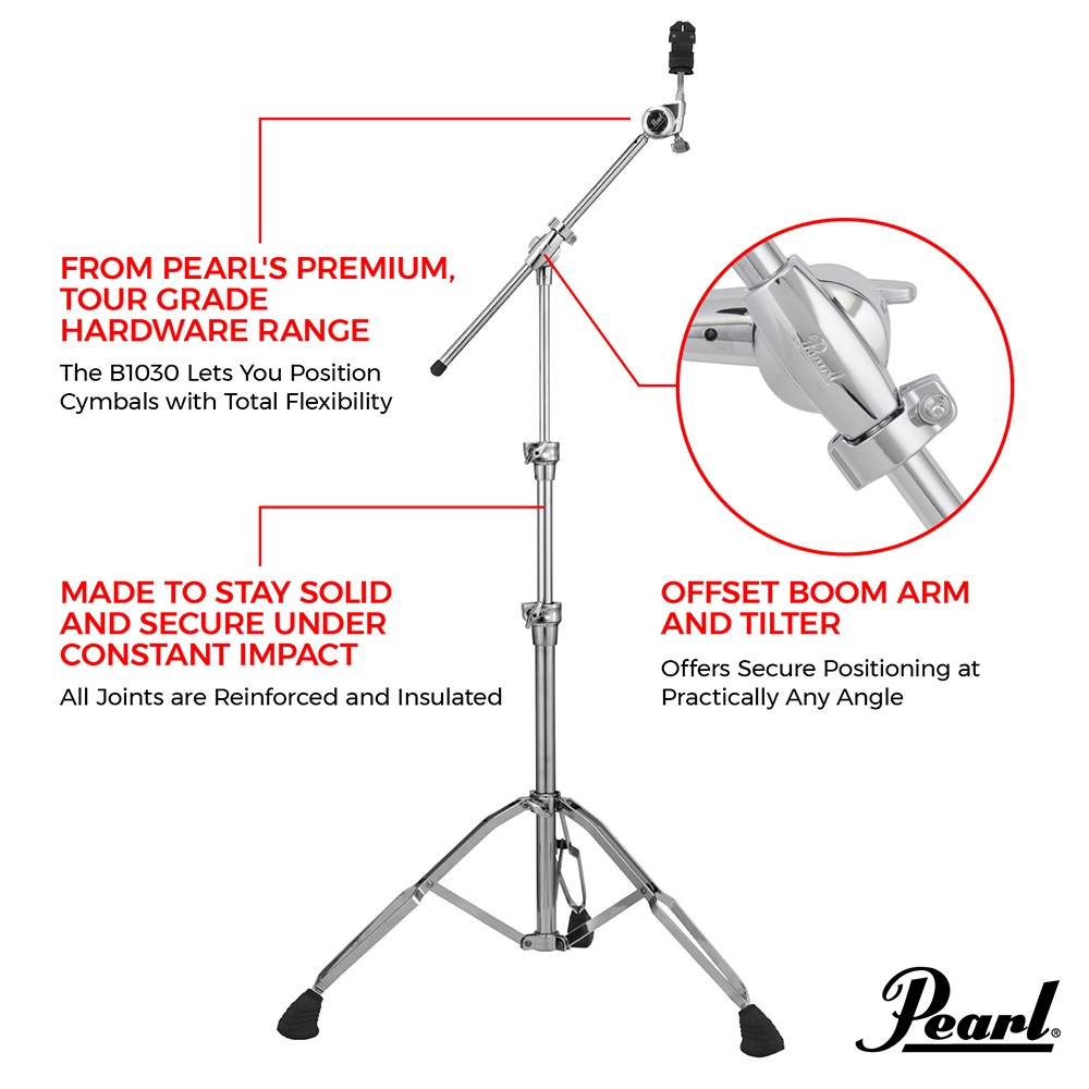 Pearl Cymbal Boom Stand B1030