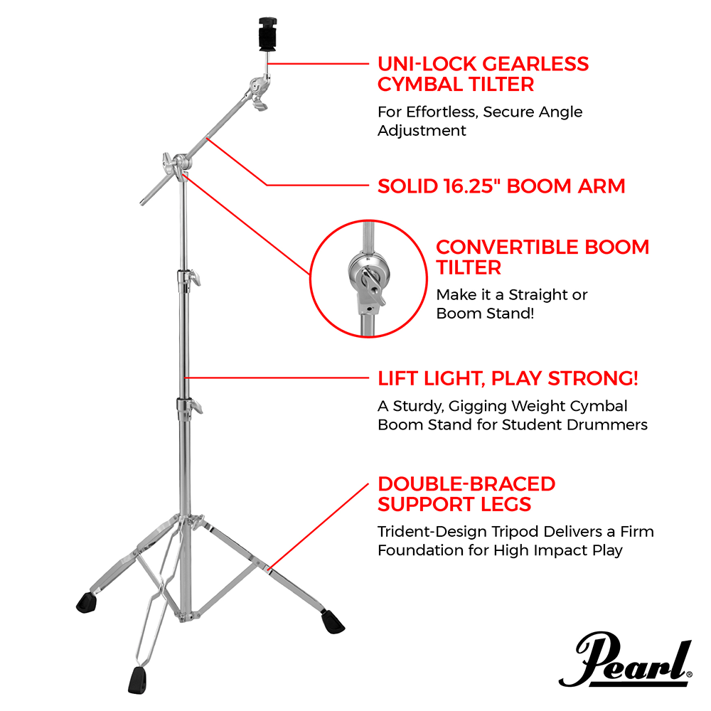 Pearl Pearl Boom Straight Cymbal stand BC830