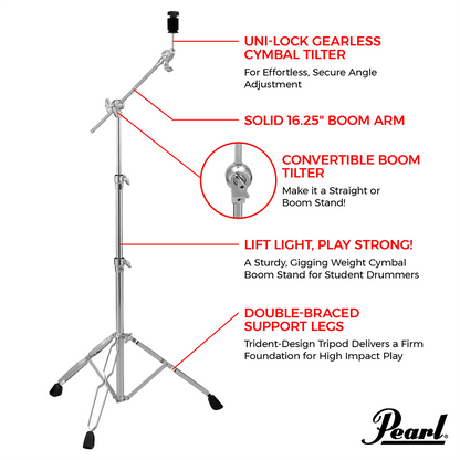 Pearl Pearl Boom Straight Cymbal stand BC830